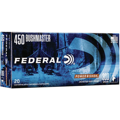 Federal Ammo Power-Shok 450 Bushmaster 300 Grain J