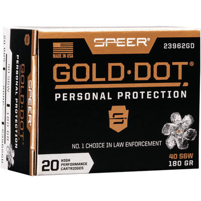 Speer Ammo Gold Dot Personal Protection 40 S&W