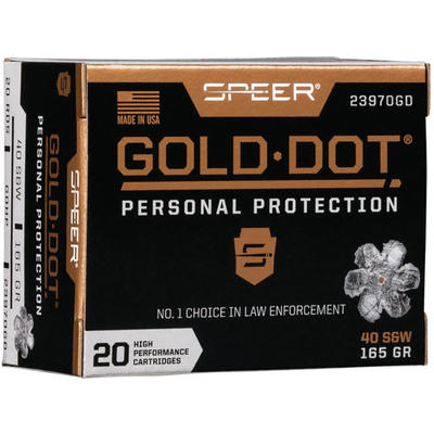 Speer Ammo Gold Dot Personal Protection 40 S&W