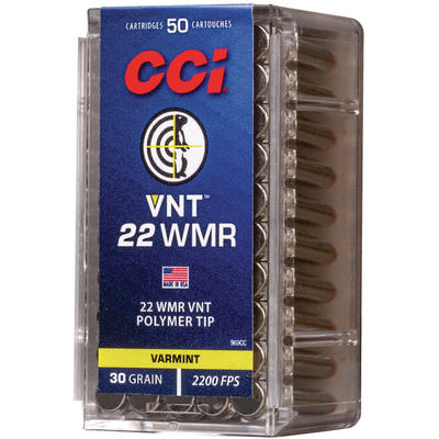 CCI Ammo .22 Magnum (WMR) 30 Grain Varmint Tipped