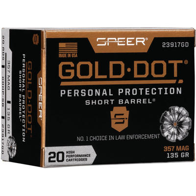 Speer Ammo Gold Dot Personal Protection 357 Magnum
