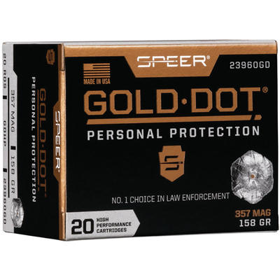 Speer Ammo Gold Dot Personal Protection 357 Magnum