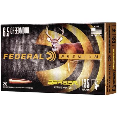 Federal Ammo 6.5 Creedmoor 135 Grain Berger Hybrid