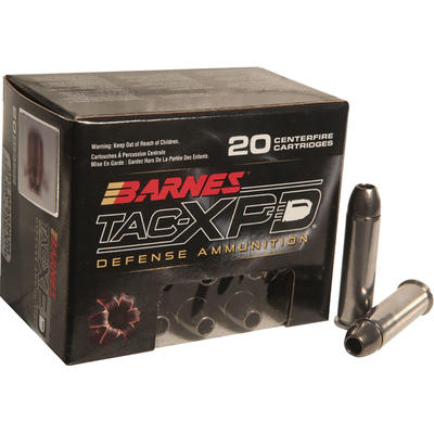Barnes Ammo TAC-XPD 357 Magnum 125 Grain Copper 20