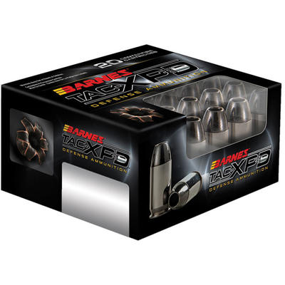 Barnes Ammo TAC-XPD 40 S&W 140 Grain TAC-XP 20 Barnes Ammo TAC-XPD 40 S&W 140 Grain TAC-XP 20