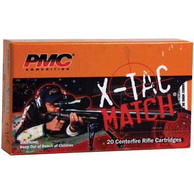 PMC Ammo X-Tac Match 223 Remington 77 Grain OTP 20