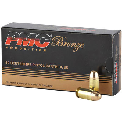 PMC Ammo Bronze Target 9mm 115 Grain FMJ 50 Rounds