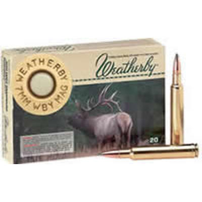 Weatherby Ammo 7mm Weatherby Magnum Spire Point 17