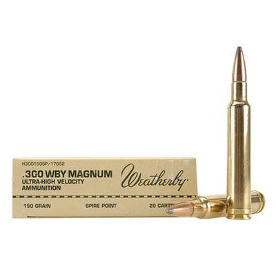 Weatherby Ammo 300 Weatherby Magnum Spire Point 15