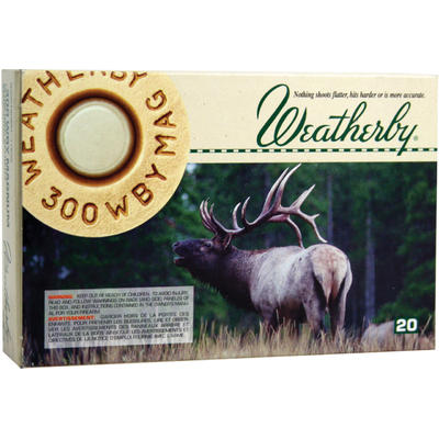 Weatherby Ammo 300 Weatherby Magnum Nosler Ballist Weatherby Ammo 300 Weatherby Magnum Nosler Ballist