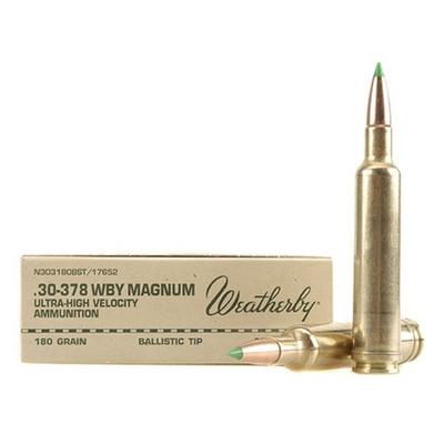 Weatherby Ammo 30-378 Weatherby Magnum Nosler Ball