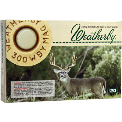 Weatherby Ammo Norma 300 Weatherby Magnum Spitzer