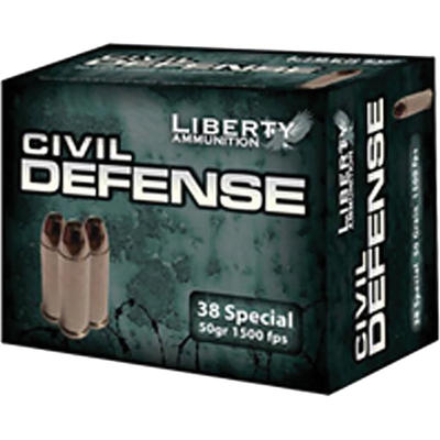 Liberty Ammo Civil Defense 38 Special LF Fragmenti