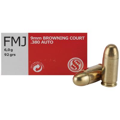 Sellier & Bellot Ammo 380 ACP 92 Grain FMJ 50