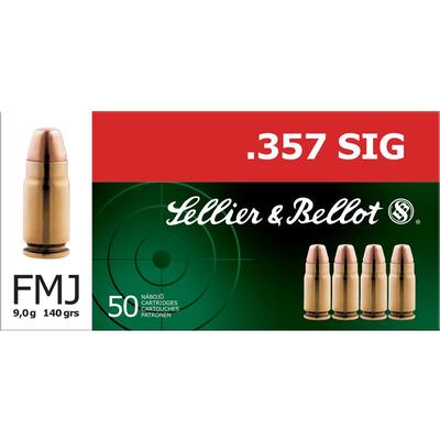 Sellier & Bellot Ammo 357 Sig Sauer 140 Grain Sellier & Bellot Ammo 357 Sig Sauer 140 Grain