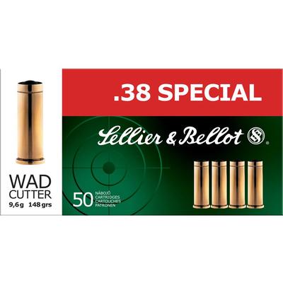 Sellier & Bellot Ammo 38 Special Wad Cutter 14