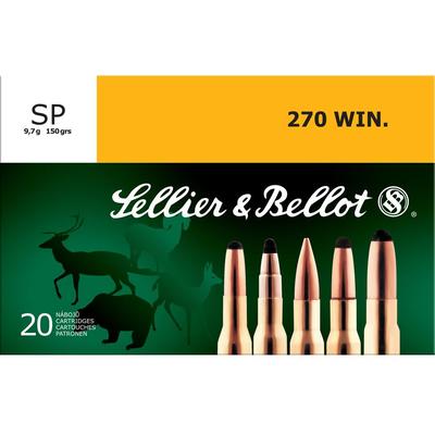 Sellier & Bellot Ammo 270 Winchester 150 Grain