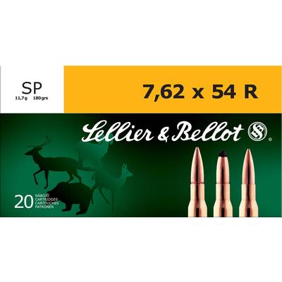 Sellier & Bellot Ammo 7.62x54mm Russian SP 180