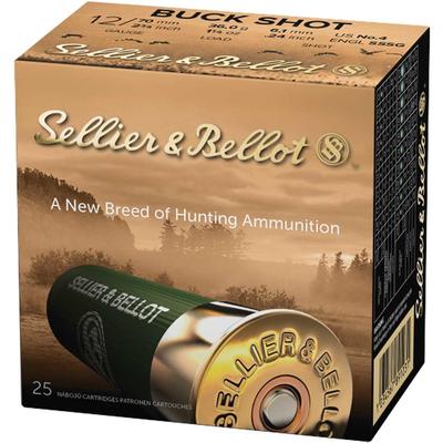 Sellier & Bellot V211732U 12 Gauge 2.75in #4-S