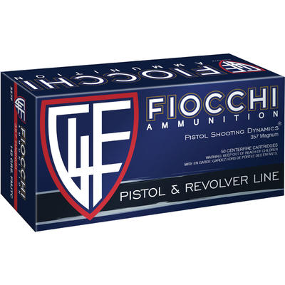 Fiocchi Ammo Shooting Dynamics 357 Magnum 142 Grai