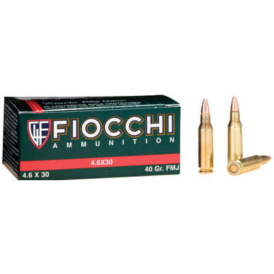 Fiocchi Ammo Exacta 4.6X30 Heckler & Koch FMJ