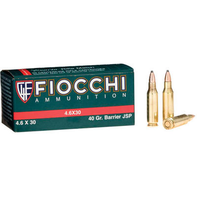 Fiocchi Ammo Exacta 4.6X30 Heckler & Koch JSP