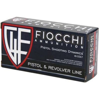Fiocchi Ammo Shooting Dynamics 45 Colt (LC) 255 Gr