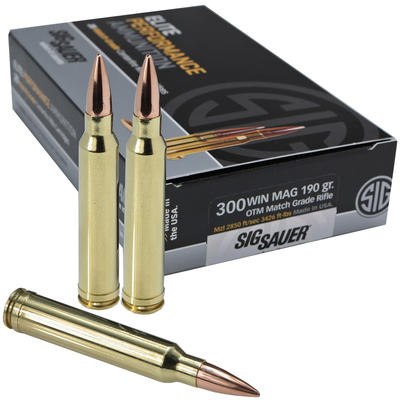 Sig Sauer Ammo Match 300 Win Mag 190 Grain Open Ti