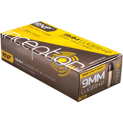 PolyCase Ammo Inceptor Sport Utility 9mm+P Luger 6