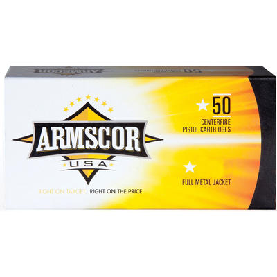 Armscor Ammo 380 ACP 95 Grain FMJ 50 Rounds [FAC38