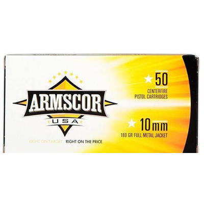 Armscor Ammo 10mm 180 Grain FMJ 50 Rounds [FAC102N