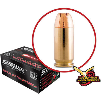 HPR Ammo Streak Red 45 ACP 230 Grain JHP 20 Rounds HPR Ammo Streak Red 45 ACP 230 Grain JHP 20 Rounds