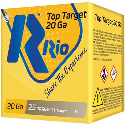 Rio Shotshells Target 20 Gauge 2.75in 7/8oz #8-Sho