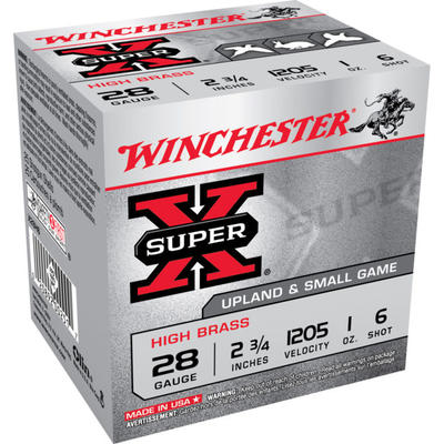 Winchester Shotshells Super-X High Brass 28 Gauge