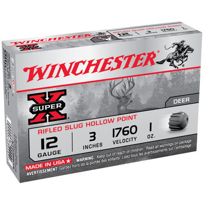 Winchester Shotshells Super-X Rifled Lead 12 Gauge