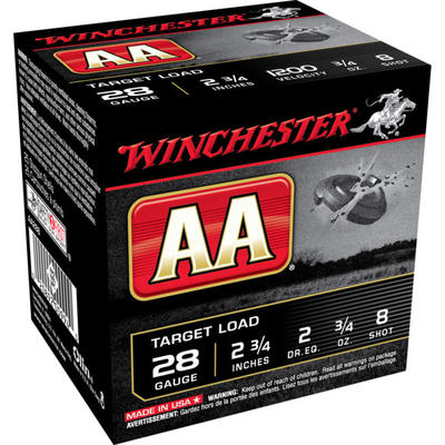 Winchester Shotshells AA Target 28 Gauge 2.75in 3/