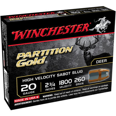 Winchester Shotshells Supreme Gold 20 Gauge 2.75in Winchester Shotshells Supreme Gold 20 Gauge 2.75in