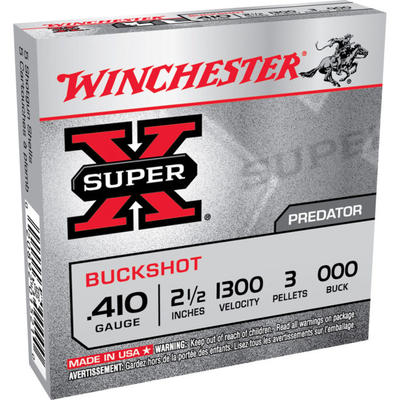 Winchester Shotshells Super-X Buckshot .410 Gauge