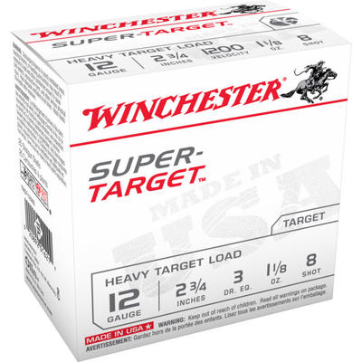 Winchester Shotshells Super Target 12 Gauge 2.75in Winchester Shotshells Super Target 12 Gauge 2.75in