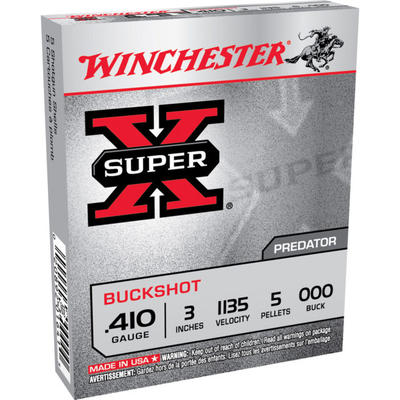 Winchester Shotshells Super-X Buckshot .410 Gauge
