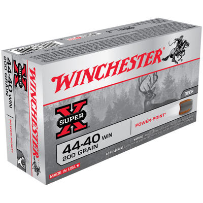 Winchester Ammo Super-X 44-40 Winchester 200 Grain Winchester Ammo Super-X 44-40 Winchester 200 Grain