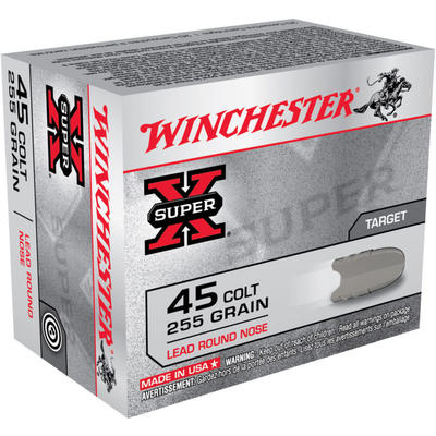 Winchester Ammo Super-X 45 Colt (LC) 255 Grain LRN