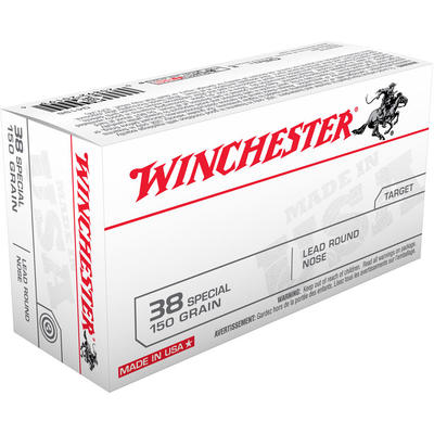 Winchester Ammo Best Value 38 Special 150 Grain LR Winchester Ammo Best Value 38 Special 150 Grain LR