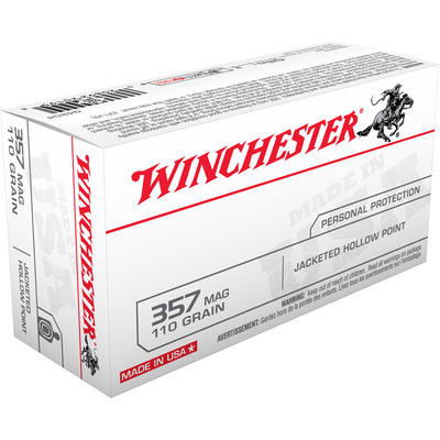 Winchester Ammo Best Value 357 Magnum 110 Grain JH