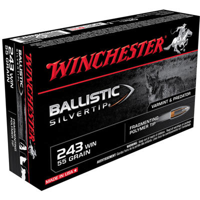 Winchester Ammo Supreme 243 Winchester 55 Grain Si Winchester Ammo Supreme 243 Winchester 55 Grain Si