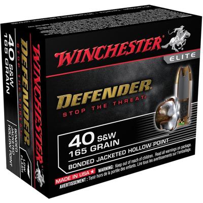Winchester Ammo Elite PDX1 Defender 40 S&W Bon