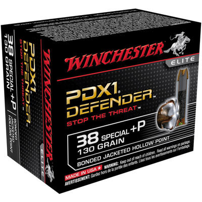 Winchester Ammo Elite PDX1 Defender 38 Spc+P Bonde