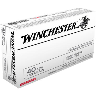 Winchester Ammo Best Value 40 S&W JHP Bonded 1