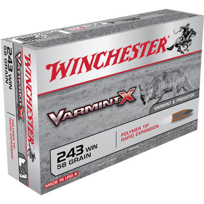 Winchester Ammo Super-X 243 Winchester 58 Grain Va