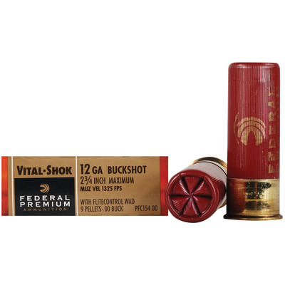 Federal Shotshells Vital-Shok 12 Gauge 2.75in 9 Pe